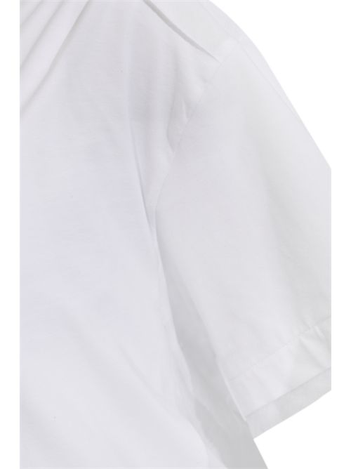T-shirt in cotone Bianco Alpha Studio | AD-6440C2000